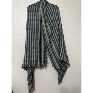 Cynthia Rowley Finge Scarf Blue